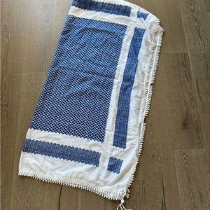 Y:Alla collective blue and white scarf